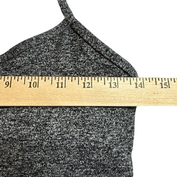 Lululemon Power Y Tank Luon Heathered Black Size 6 EUC - Picture 9 of 10